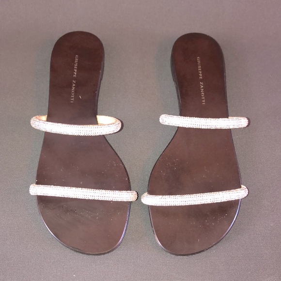 Giuseppe Zanotti Crystal Strap slippers - Picture 3 of 7